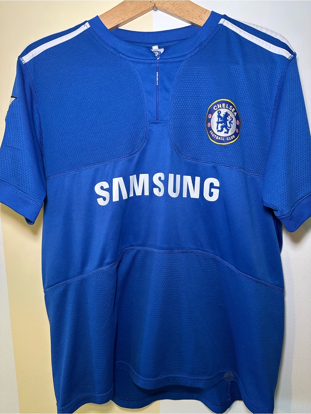 Vintage Adidas Chelsea FC 2006 2007 Home Jersey Samsung Premier League Size YL